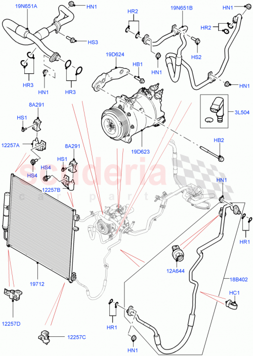 Part Diagram for Land Rover LR063162