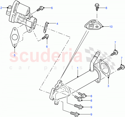 Part Diagram for Land Rover LR006650