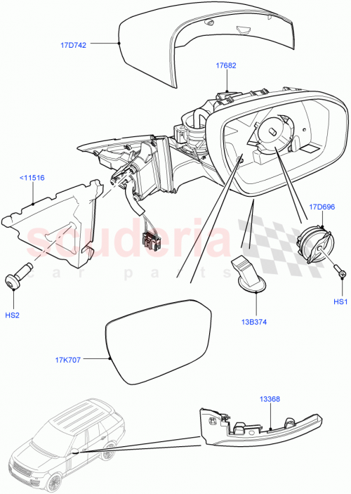 Part Diagram for Land Rover LR057051