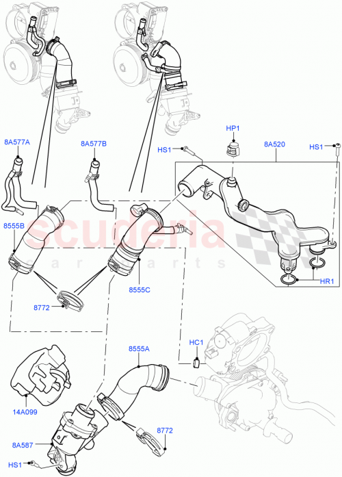 Part Diagram for Land Rover LR012780