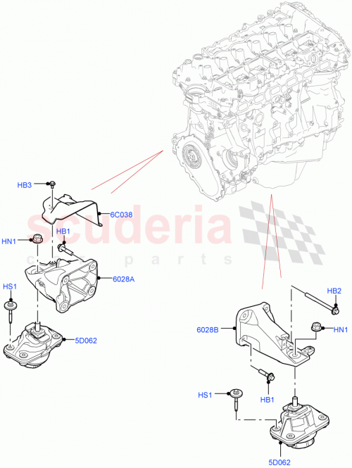 Part Diagram for Land Rover LR146305