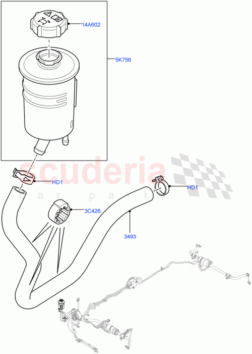 Part Diagram for Land Rover RQN000011