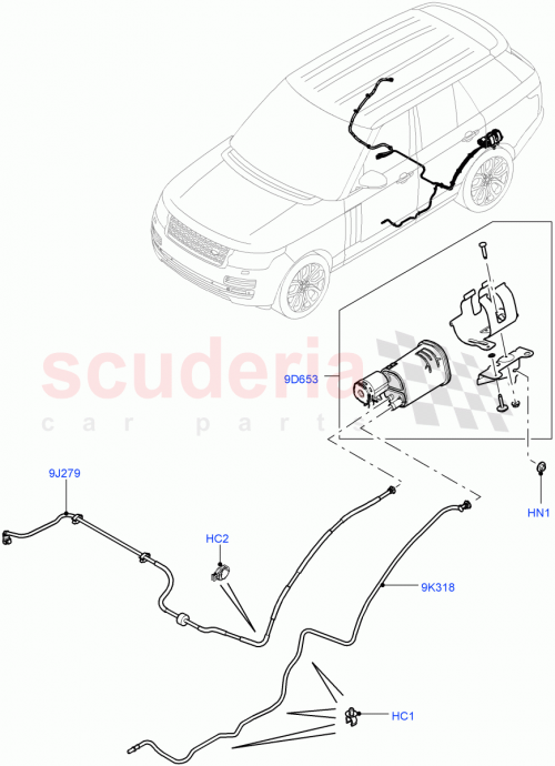 Part Diagram for Land Rover LR037480