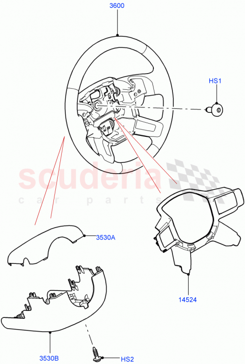 Part Diagram for Land Rover LR155598