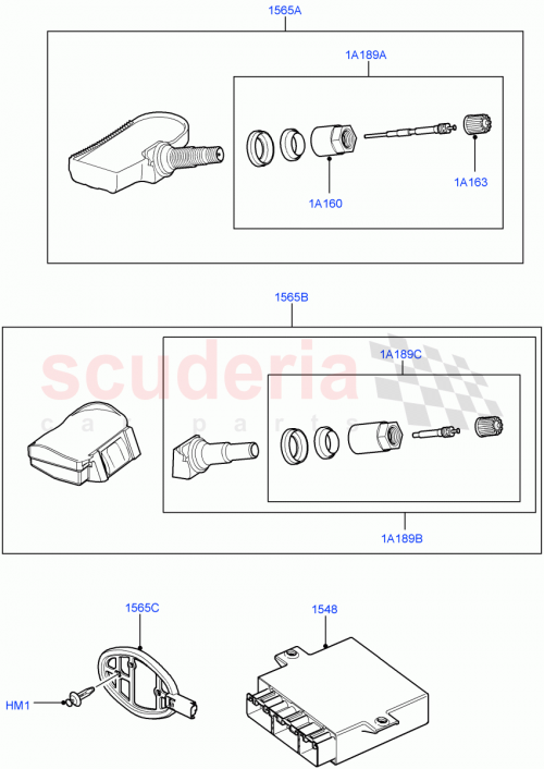 Part Diagram for Land Rover LR043161