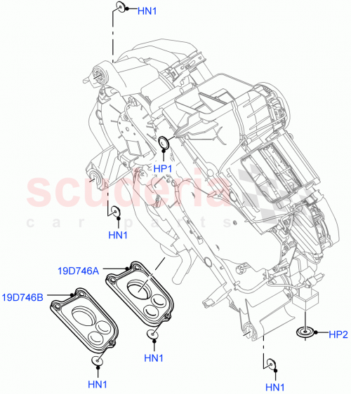 Part Diagram for Land Rover LR035757