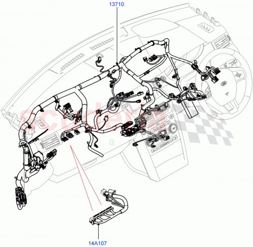 Part Diagram for Land Rover LR134044