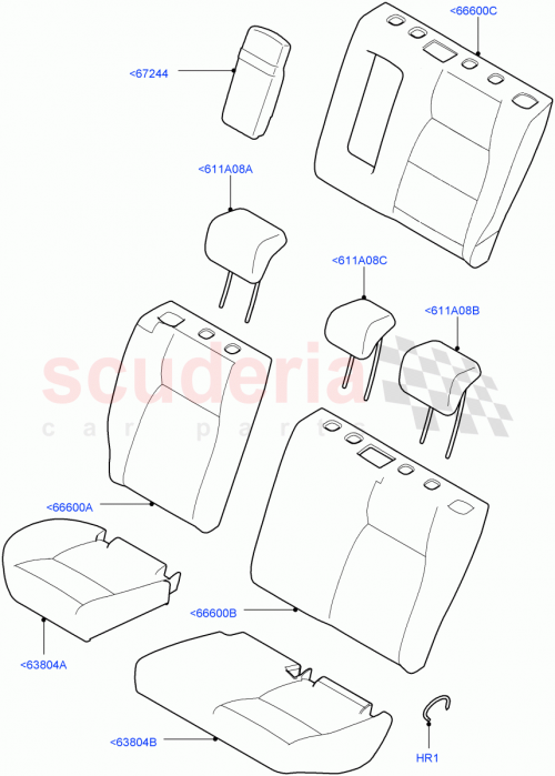 Part Diagram for Land Rover LR058892