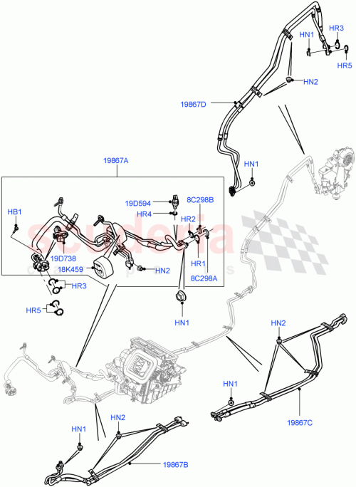 Part Diagram for Land Rover LR079434