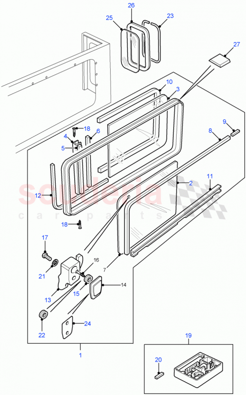 Part Diagram for Land Rover CNM000010