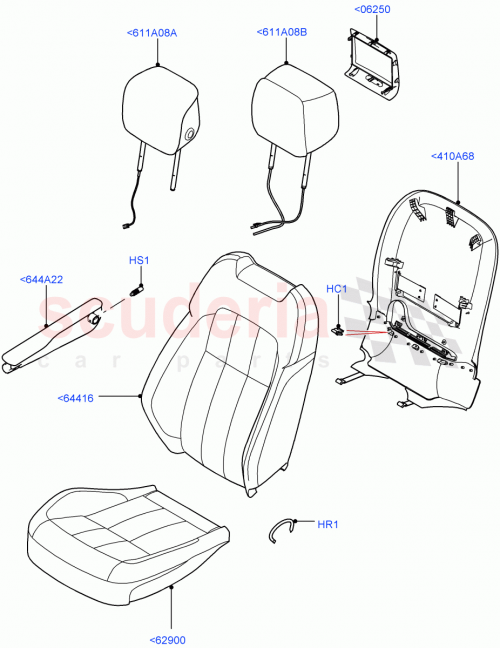 Part Diagram for Land Rover LR147365