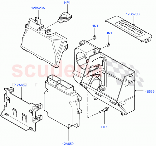 Part Diagram for Land Rover LR014293