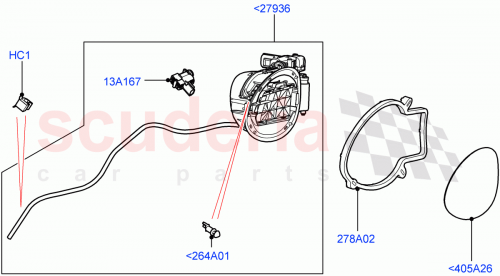 Part Diagram for Land Rover LR007218