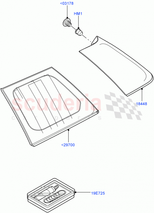 Part Diagram for Land Rover DYA000040