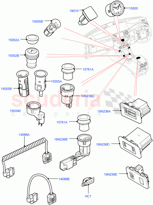Part Diagram for Land Rover LR014013