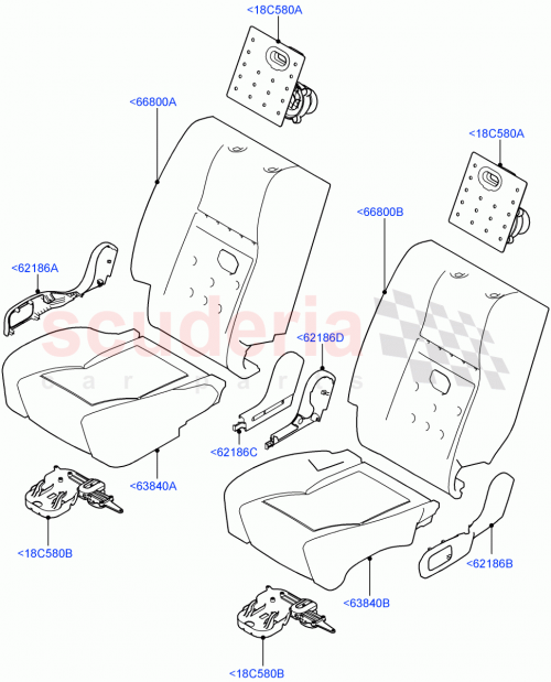 Part Diagram for Land Rover LR054018