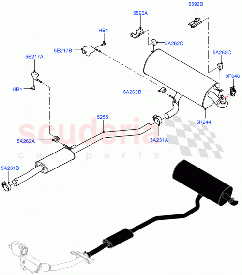 Part Diagram for Land Rover LR138313