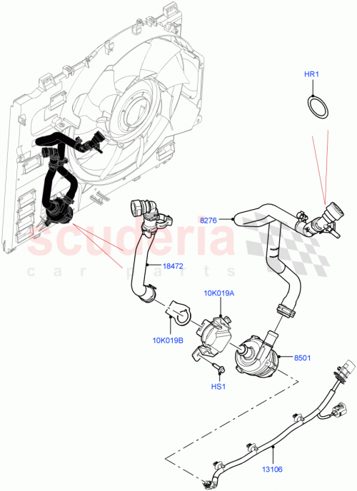 Part Diagram for Land Rover LR066172