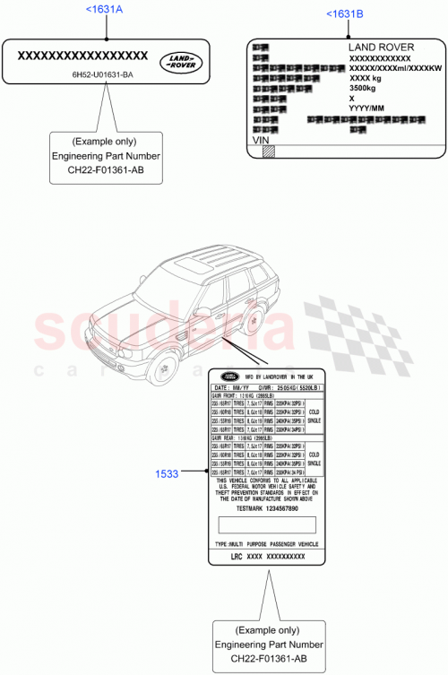 Part Diagram for Land Rover LR067980