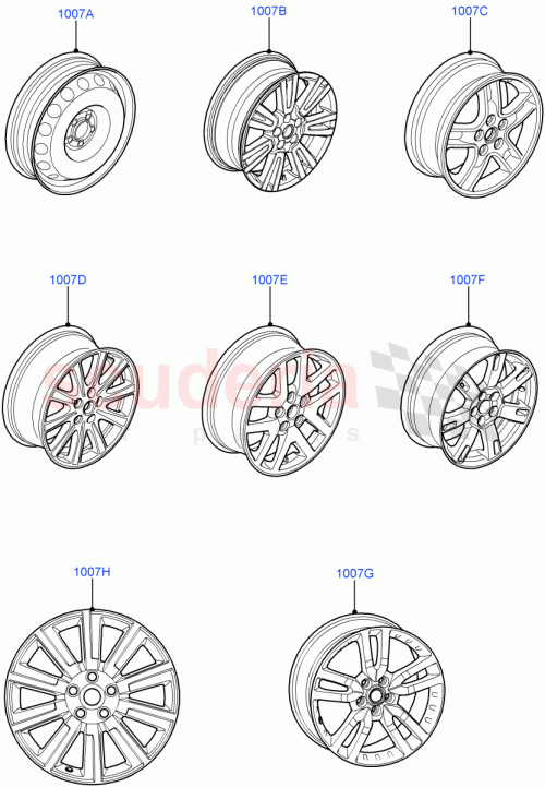 Part Diagram for Land Rover LR051526