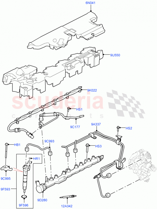 Part Diagram for Land Rover LR125503