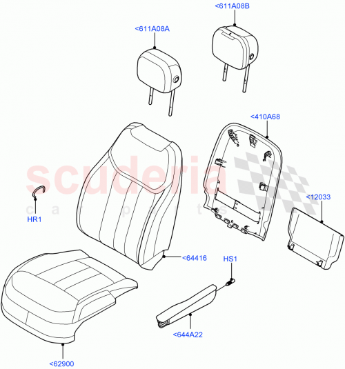 Part Diagram for Land Rover LR155219