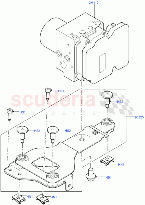 Part Diagram for Land Rover LR033469