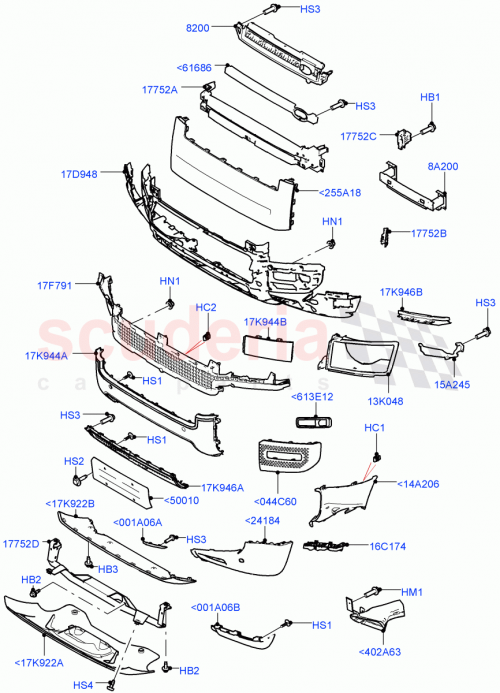 Part Diagram for Land Rover LR132580
