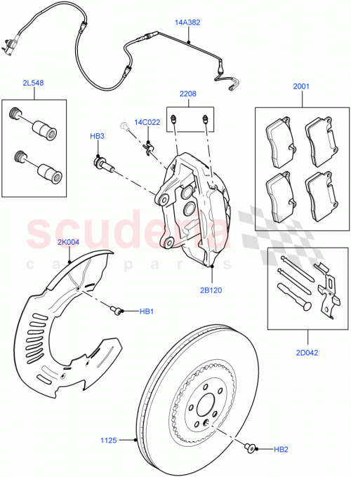 Part Diagram for Land Rover LR116913