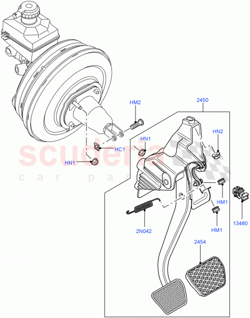 Part Diagram for Land Rover SKB500181WQD