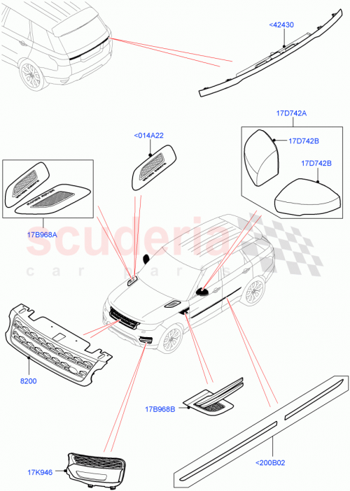 Part Diagram for Land Rover LR098748