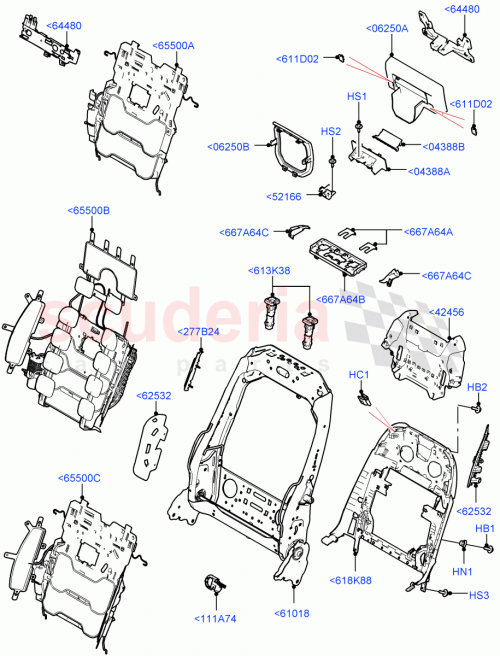 Part Diagram for Land Rover XYP500230