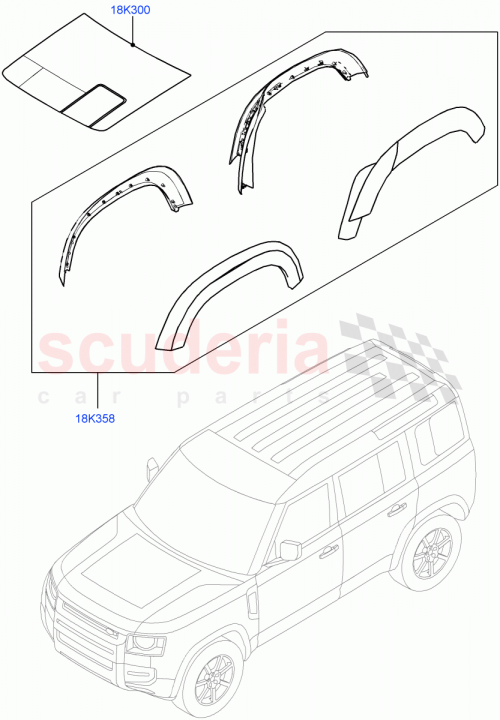 Part Diagram for Land Rover VPLEP0380