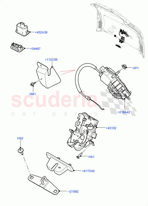 Part Diagram for Land Rover LR107869
