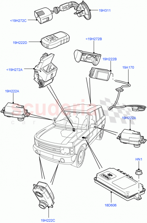 Part Diagram for Land Rover LR021946