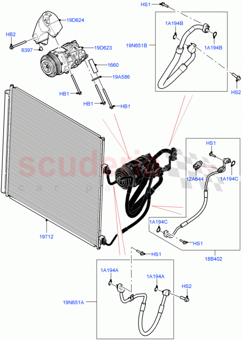 Part Diagram for Land Rover LR159342