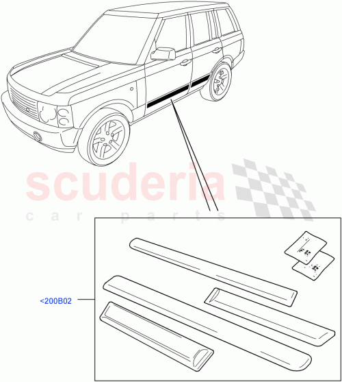 Part Diagram for Land Rover DGJ500140PMA