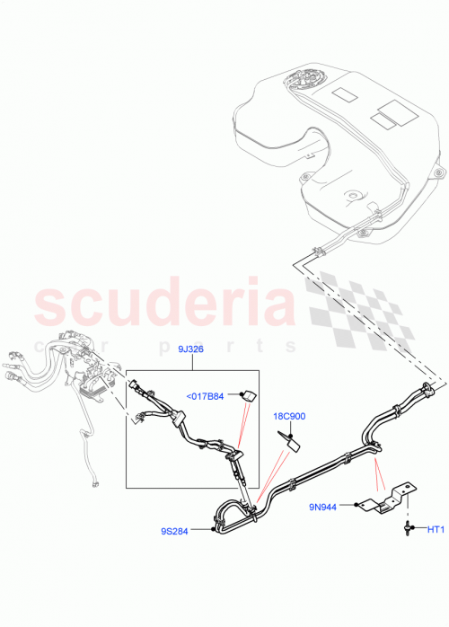 Part Diagram for Land Rover LR082761
