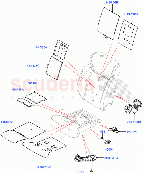 Part Diagram for Land Rover LR091179