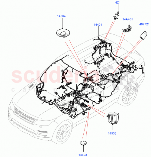 Part Diagram for Land Rover LR055655