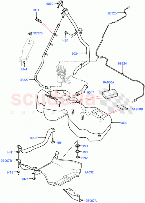 Part Diagram for Land Rover LR141135
