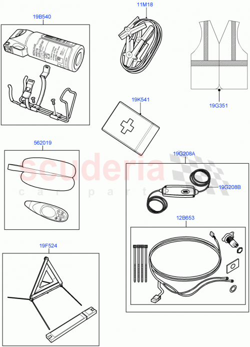 Part Diagram for Land Rover VPLWV0094