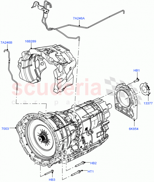 Part Diagram for Land Rover LR141586