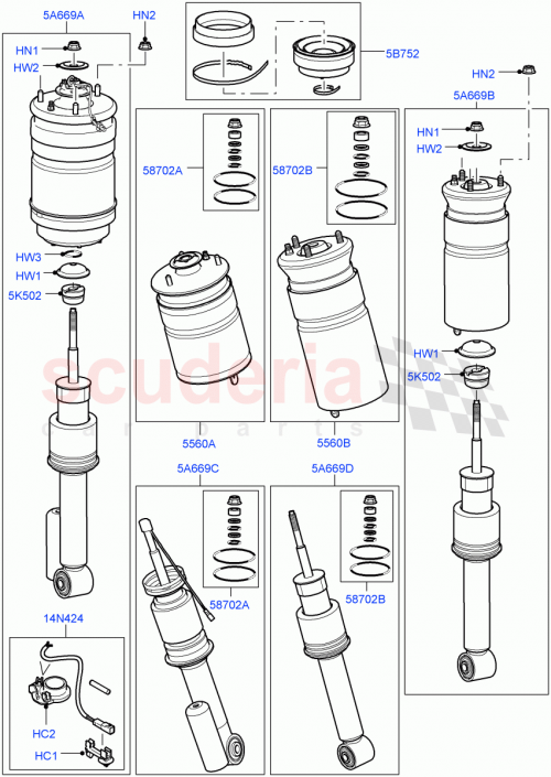 Part Diagram for Land Rover LR041110