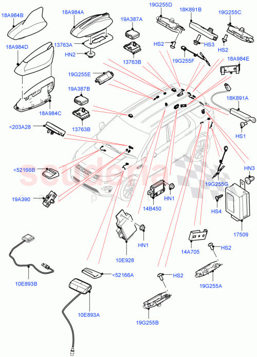 Part Diagram for Land Rover LR060994