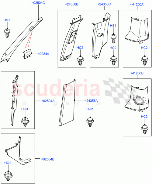 Part Diagram for Land Rover LR017958