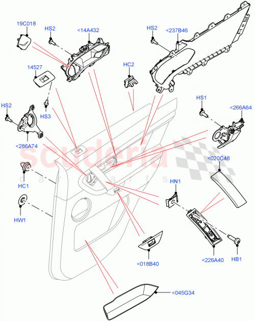 Part Diagram for Land Rover LR127502
