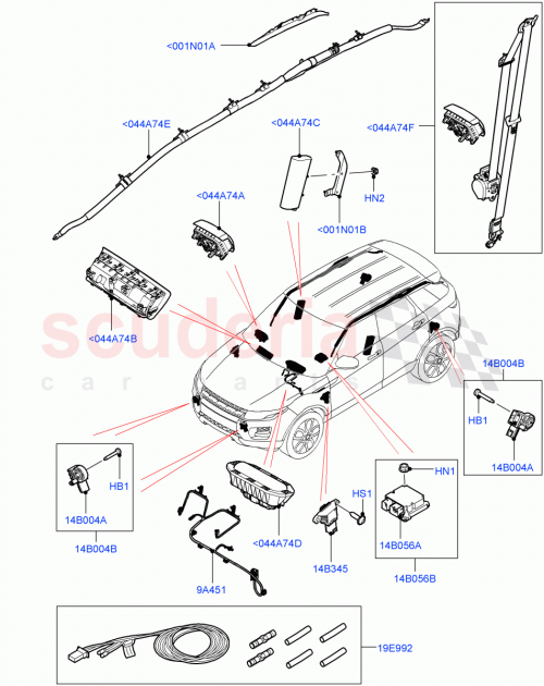 Part Diagram for Land Rover LR085161