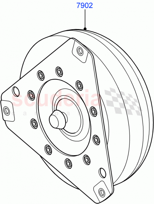 Part Diagram for Land Rover TQB500210