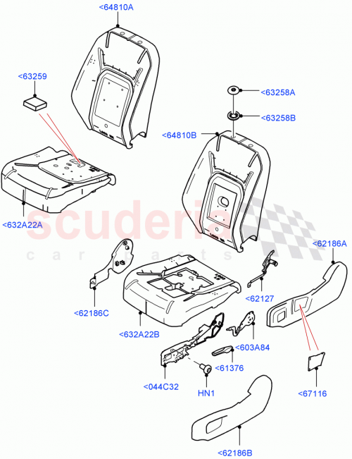 Part Diagram for Land Rover LR148350